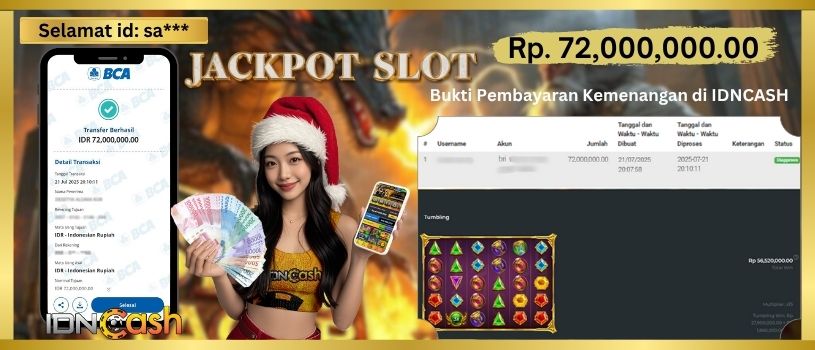 Pemain Raih Kemenangan 15.000x Mania di IDNCASH
